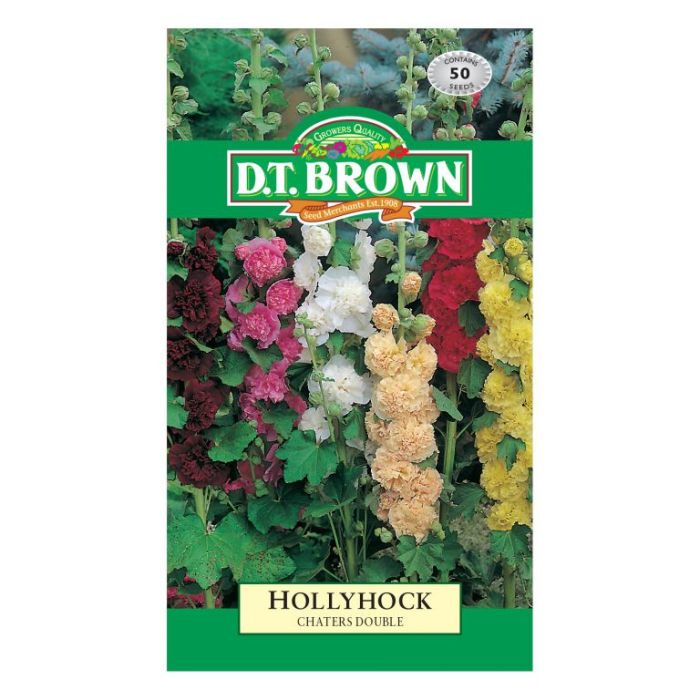 DT Brown Seeds Hollyhock Chaters