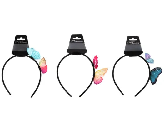 Aliceband with Two Butterflies