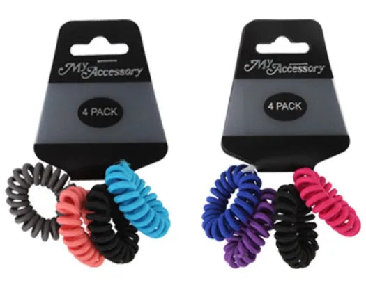 Hair Ring Spring 4pk