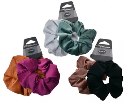 Scrunchie Velvet 2Pk