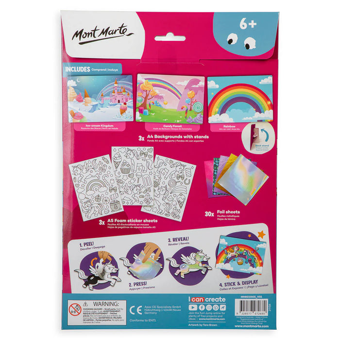 Mont Marte Foil Creations Unicorn Quest 36pc