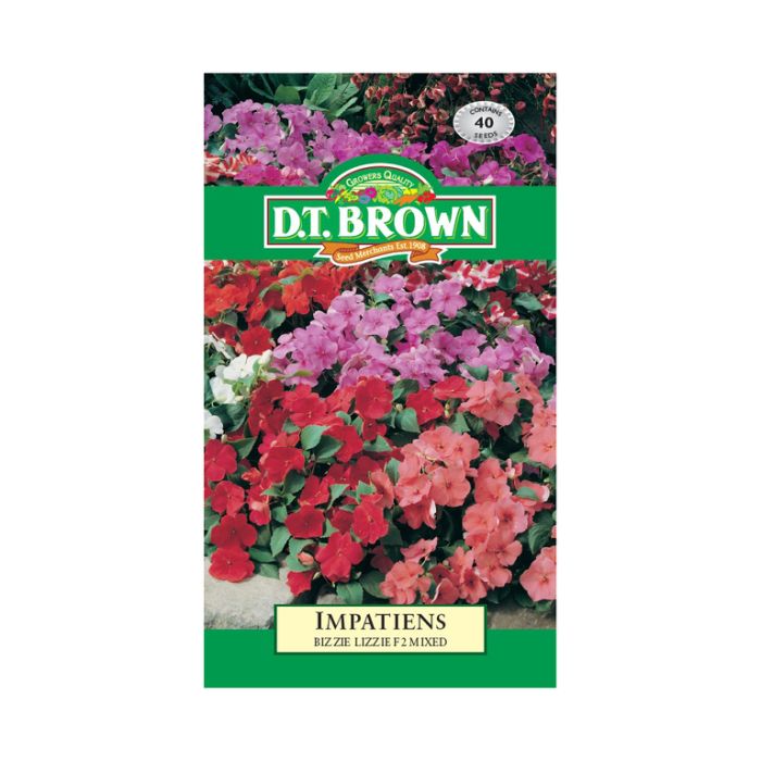DT Brown Seeds Impatiens Bizzi Lizzi
