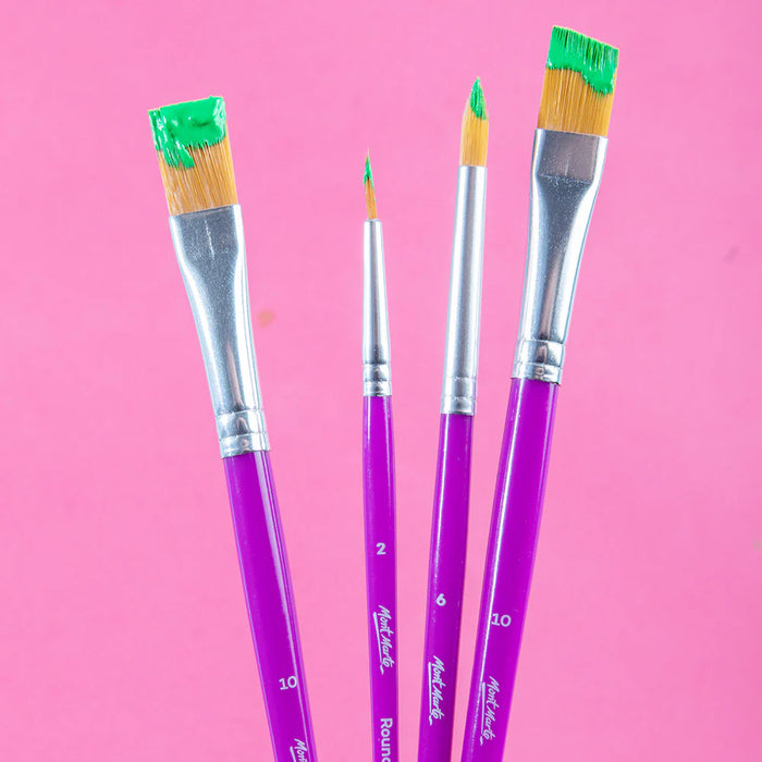 Mont Marte Brush Set Assorted 4pc