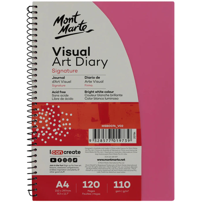 Mont Marte Visual Art Diary A4