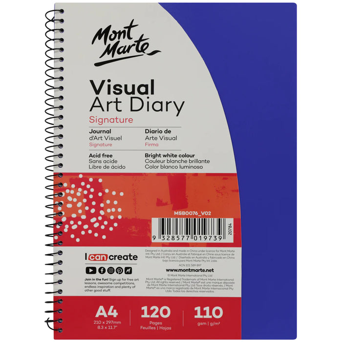 Mont Marte Visual Art Diary A4