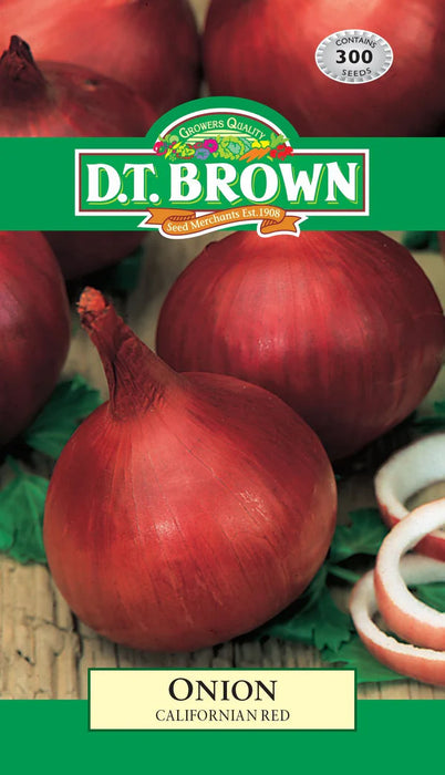 DT Brown Seeds Onion Californian Red