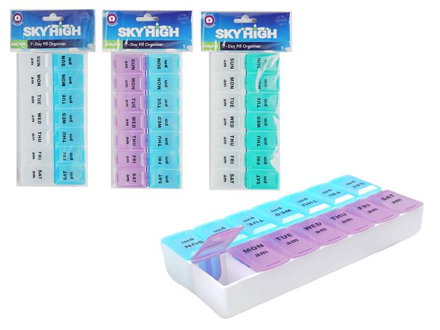 7 Day Pill Organiser Box