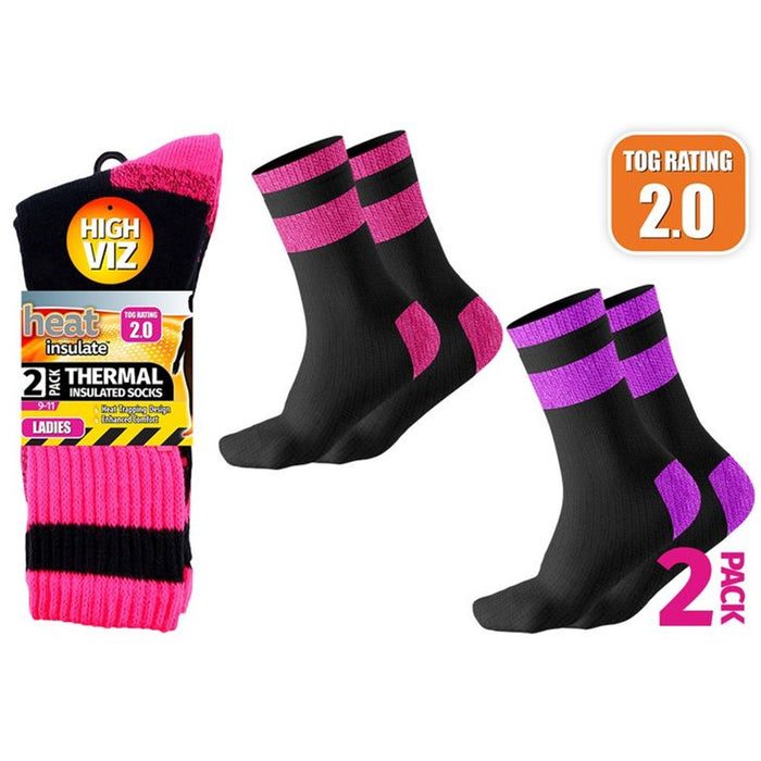 Work Socks Ladies 2pk