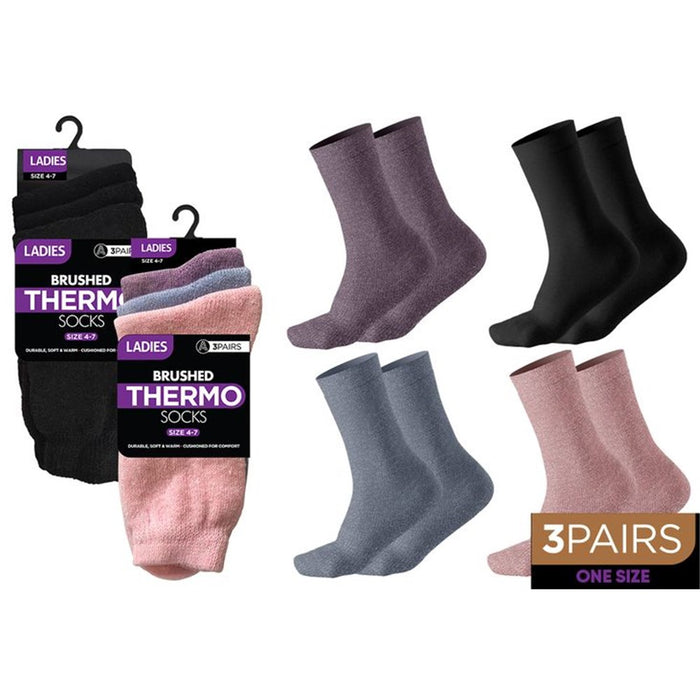 Thermal Socks Ladies 3pk