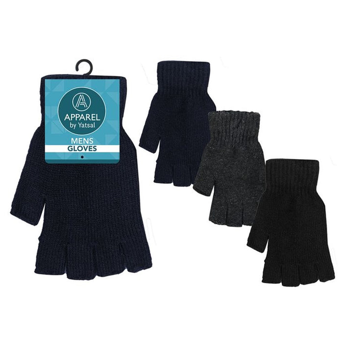 Knitted Fingerless Gloves Mens