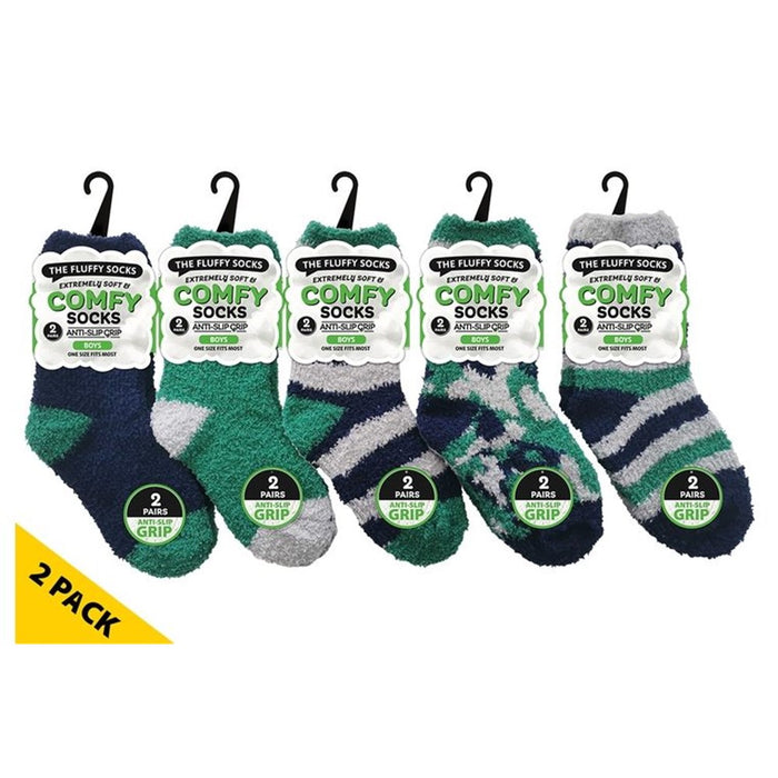 Boys Microfiber Socks 2pk