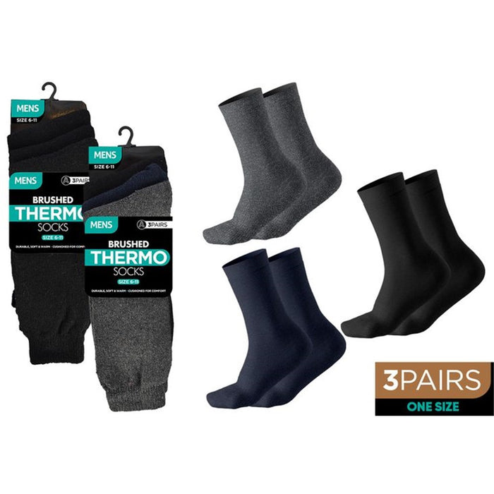 Thermal Socks Mens 3pk