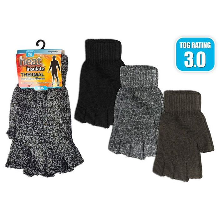 Fingerless Glove Heat Insulated