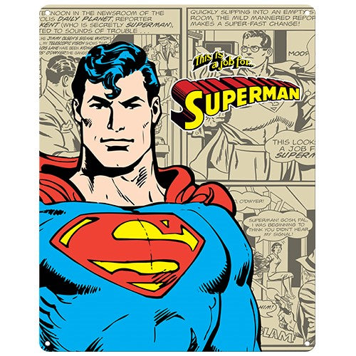 DC Tin Sign Superman