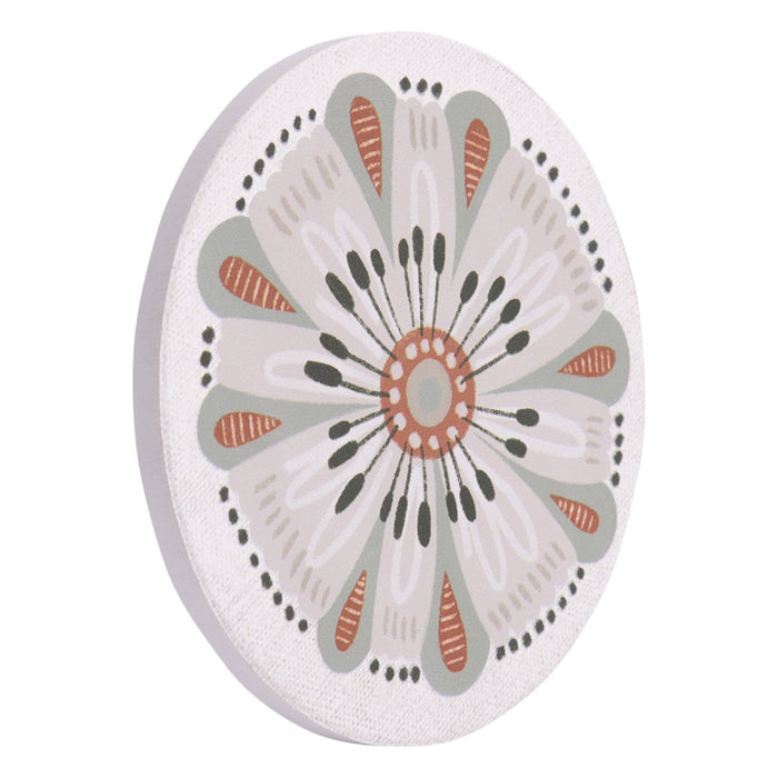 Amber Garden Ceramic Coaster Open Bloom