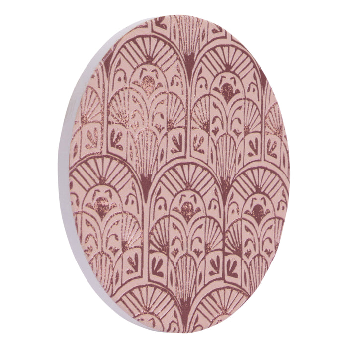 Amber Garden Ceramic Coaster Pattern