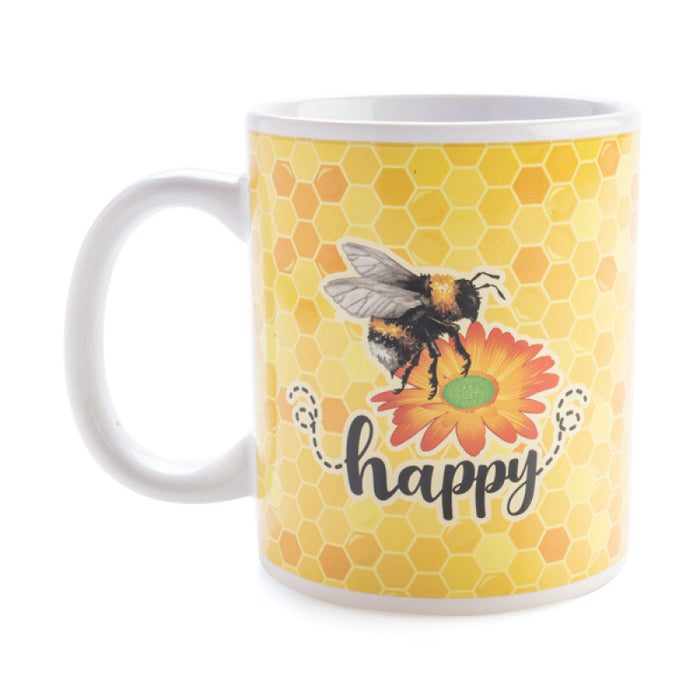 Coffee Mug Bee Happy