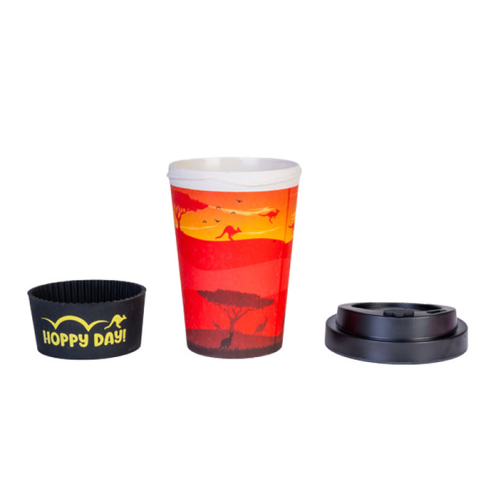 Eco Bamboo Cup-To-Go Bee Kangaroo