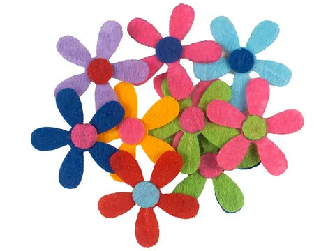Craft Felt Flowers 30pk