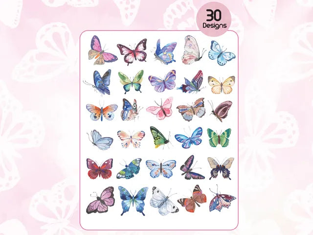 Vellum Butterfly Stickers