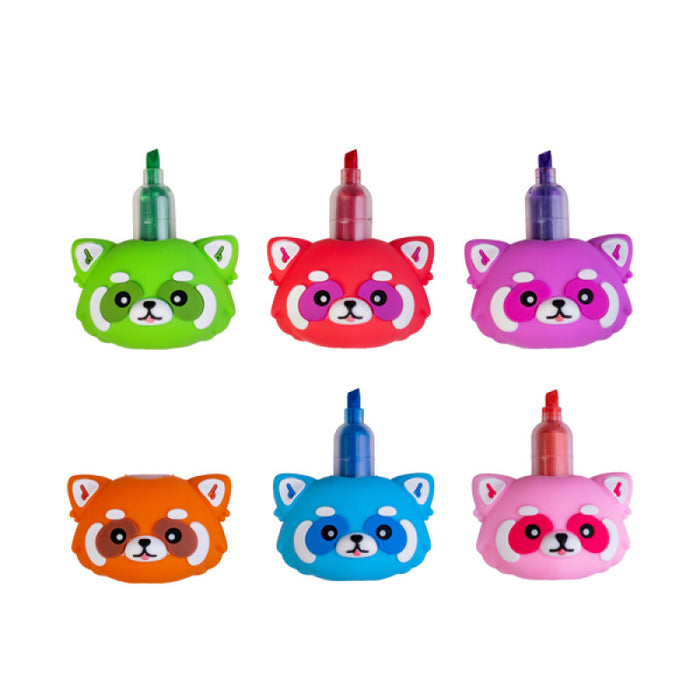 Red Panda Highlighters 6pc