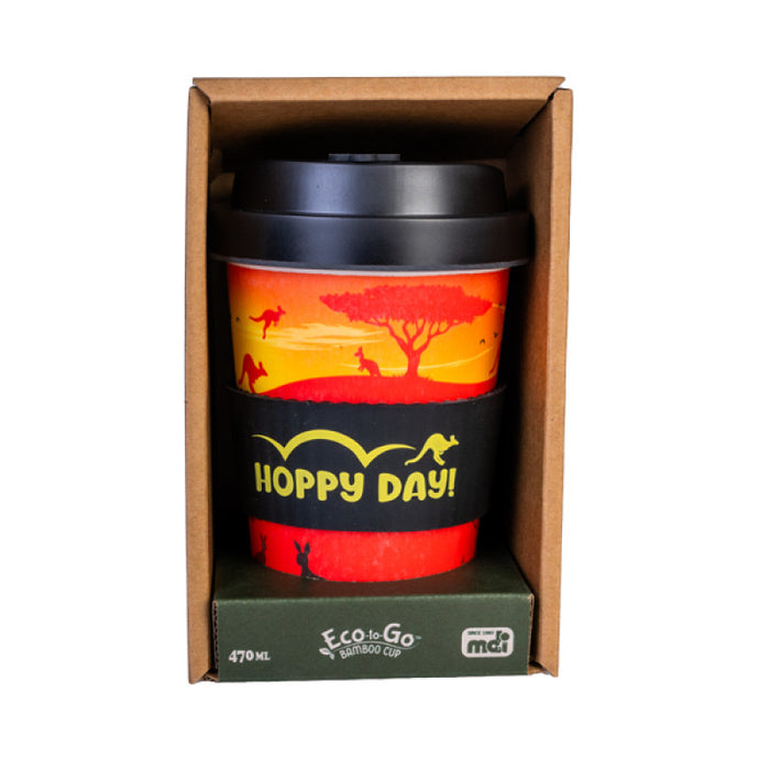 Eco Bamboo Cup-To-Go Bee Kangaroo