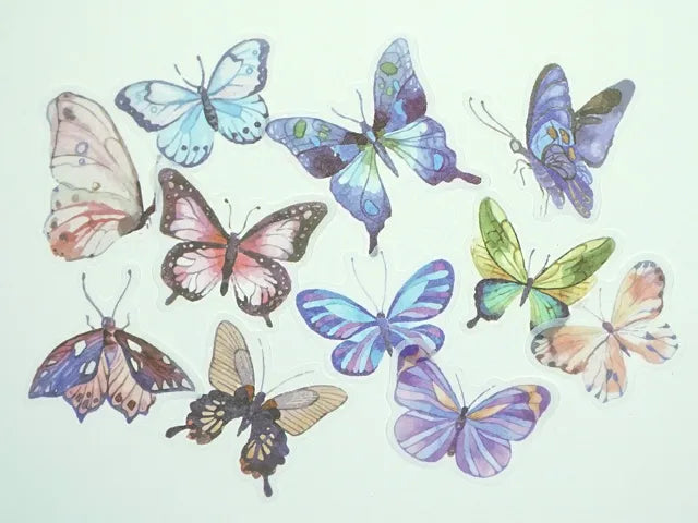 Vellum Butterfly Stickers