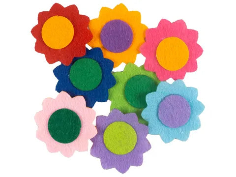 Craft Felt Flowers 30pk