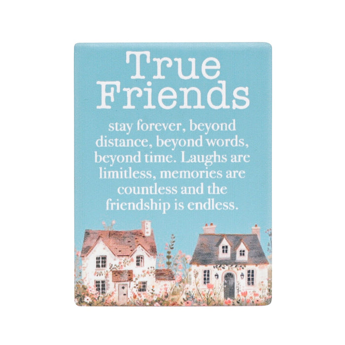 Cottage Grove Ceramic Magnet True Friends
