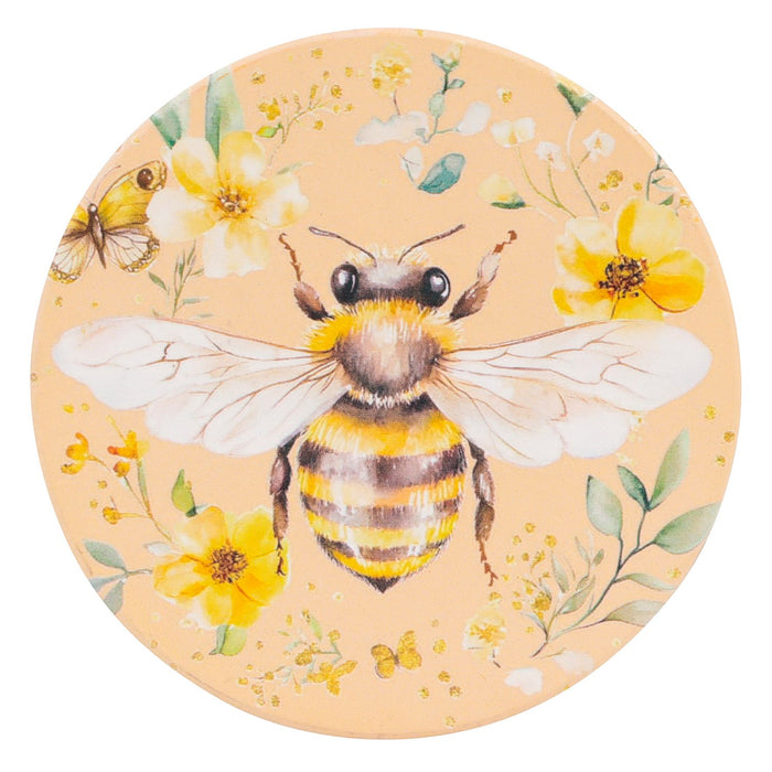 Cottage Grove Ceramic Coaster Bee