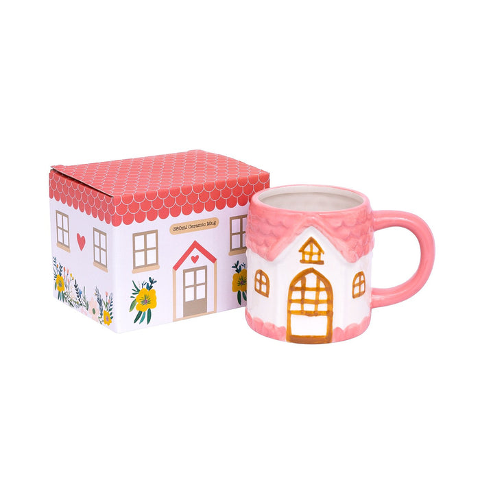 Cottage Grove Mug Pink House