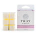 Tilley Patchouli & Musk Soy Wax Melts (FG0858), 6 x 10g square melts next to white packaging. Australian-made home fragrance.