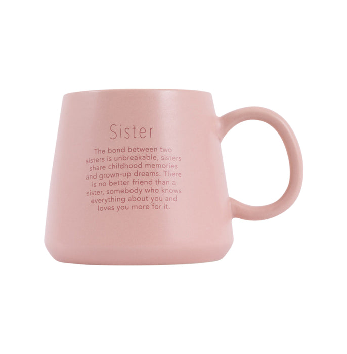 Heartfelt Mug Sister