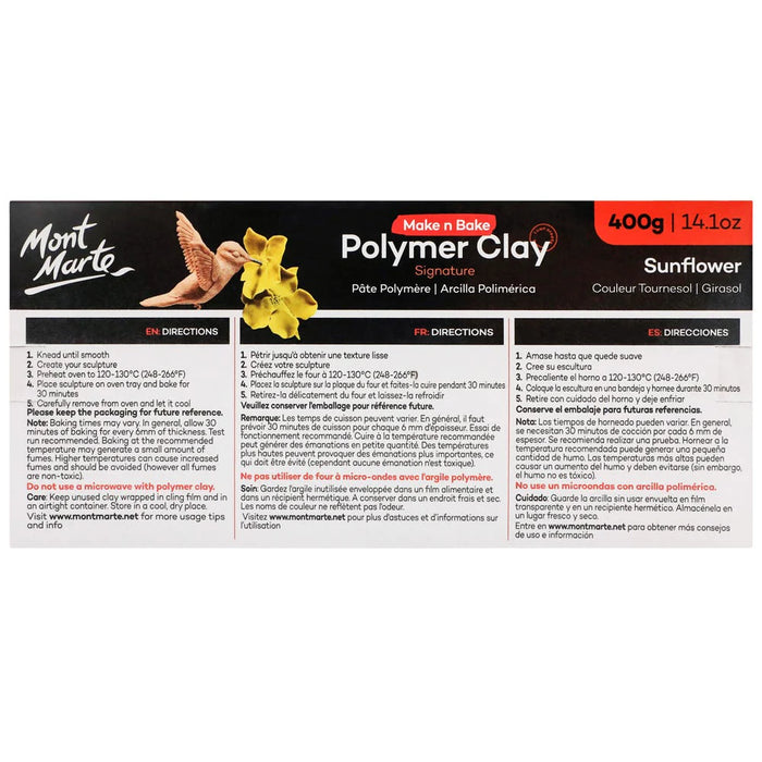 Mont Marte Polymer Clay Sunflower 400g
