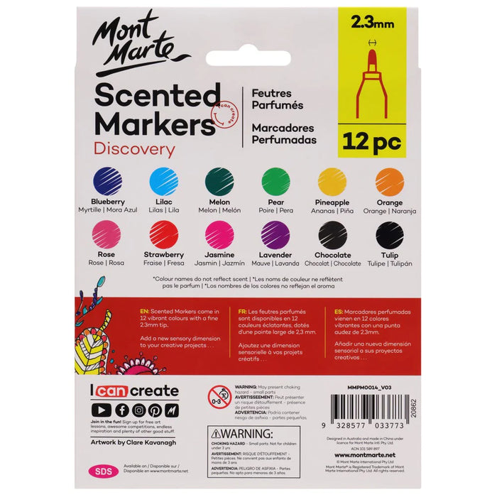 Mont Marte Scented Markers 12pc