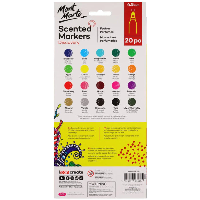 Mont Marte Scented Markers 20pk