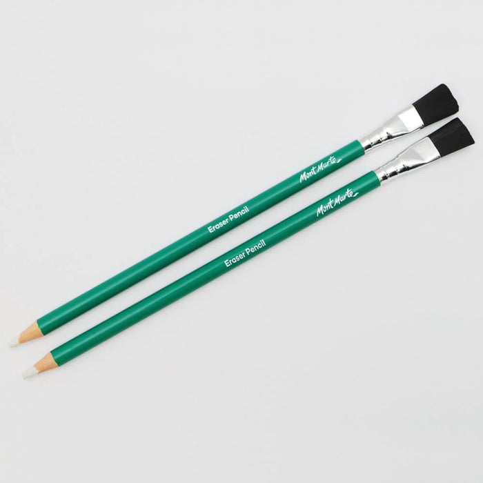 Mont Marte Precision Eraser with Brush 2pc