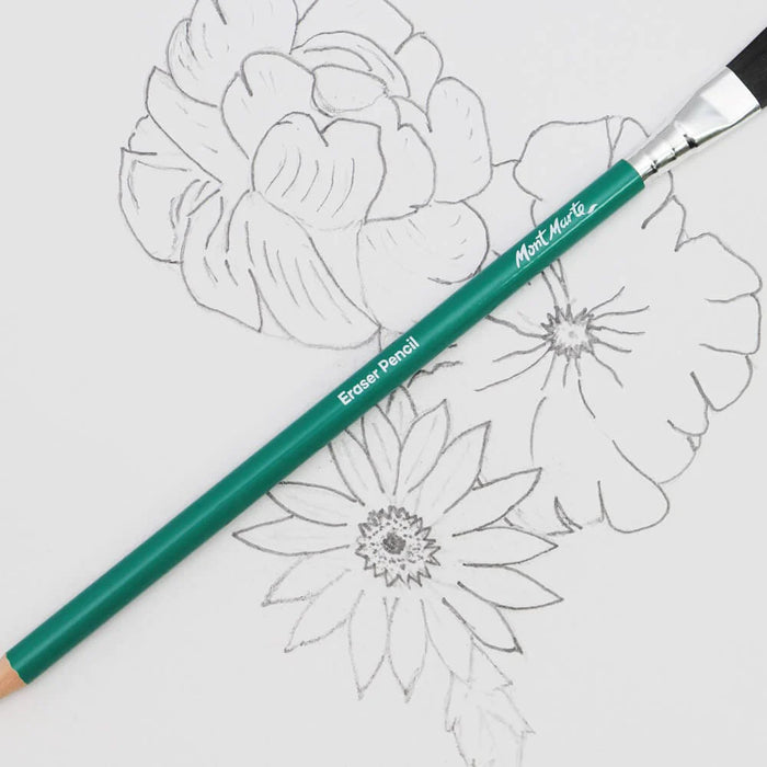 Mont Marte Precision Eraser with Brush 2pc