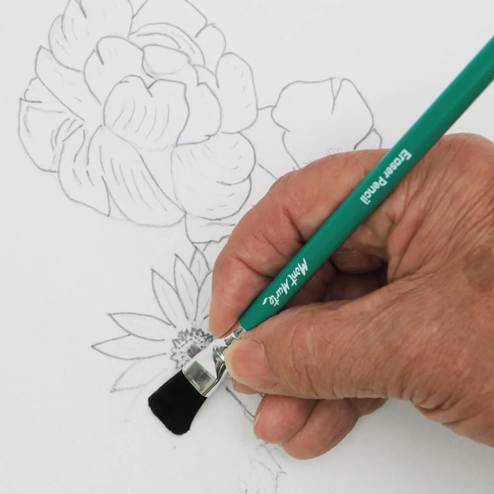 Mont Marte Precision Eraser with Brush 2pc