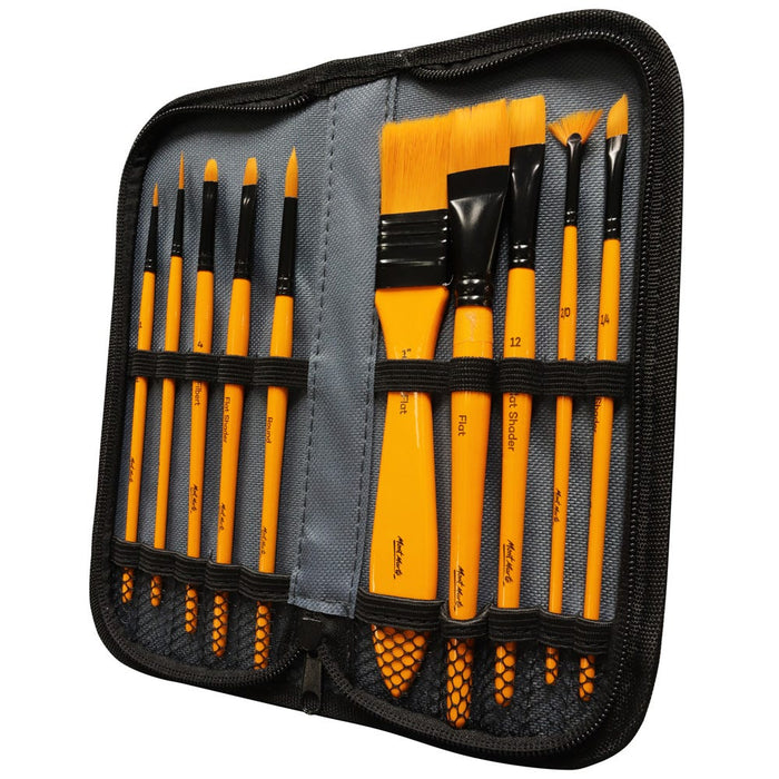 Mont Marte Acrylic Brush Set 11pc