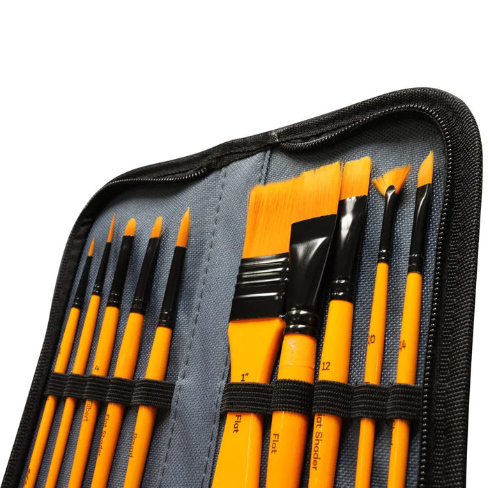 Mont Marte Acrylic Brush Set 11pc