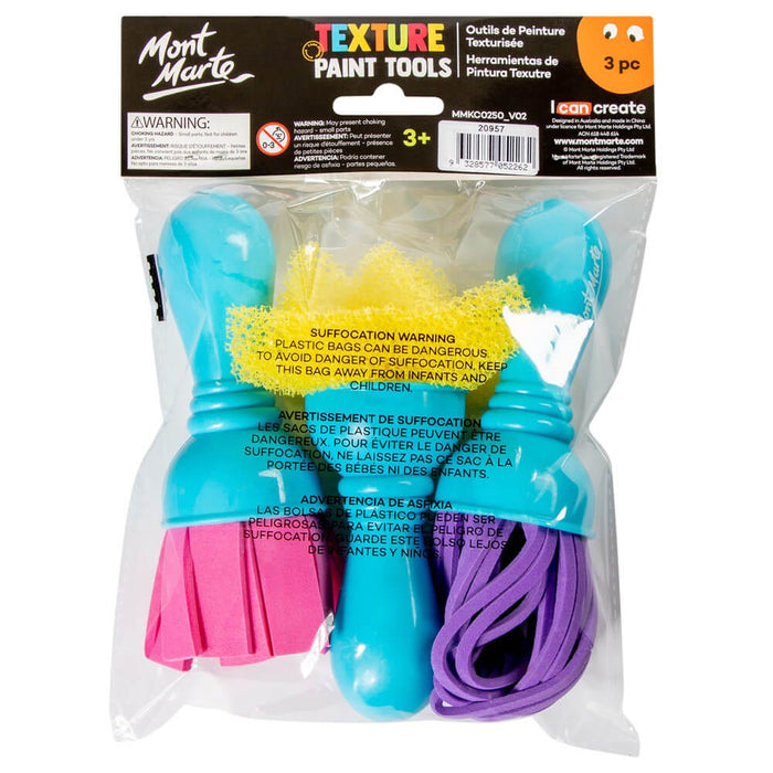 Mont Marte Texture Paint Tools 3pc