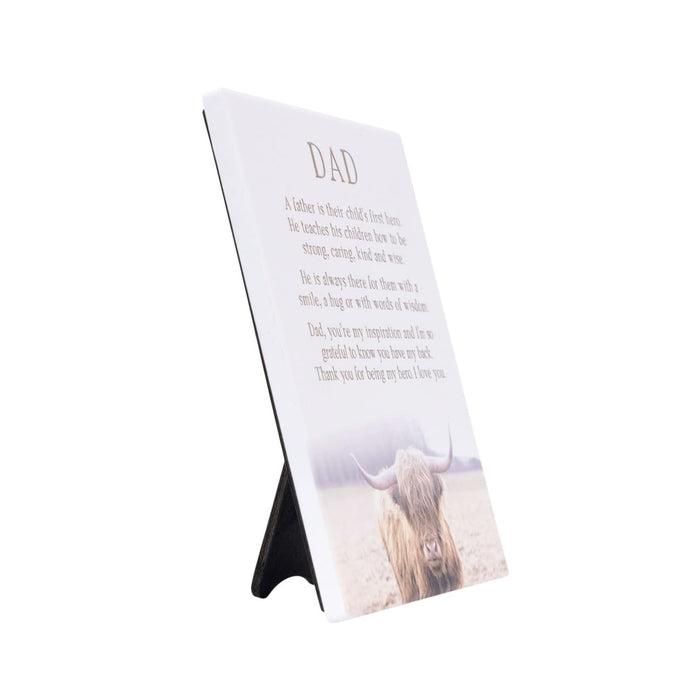 Rustic Meadow Verse Dad