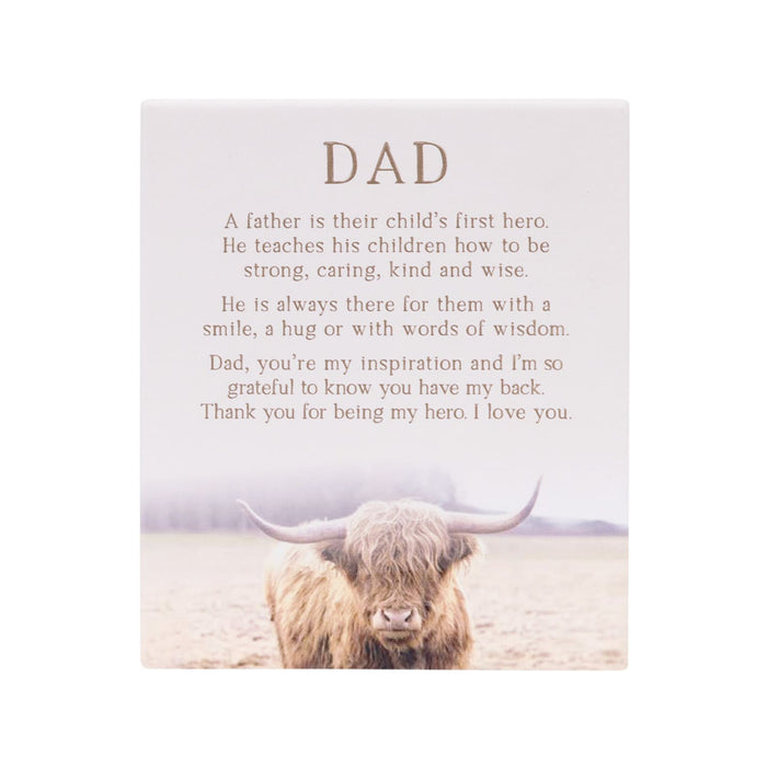 Rustic Meadow Verse Dad