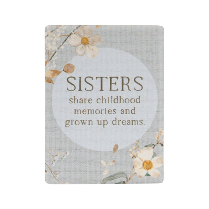 Rustic Meadow Ceramic Magnet Sisters