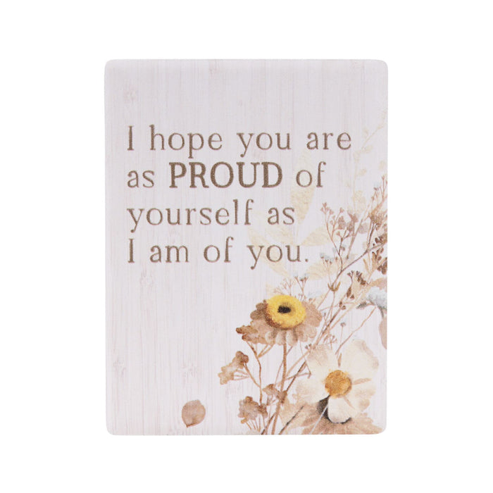 Rustic Meadow Ceramic Magnet Proud