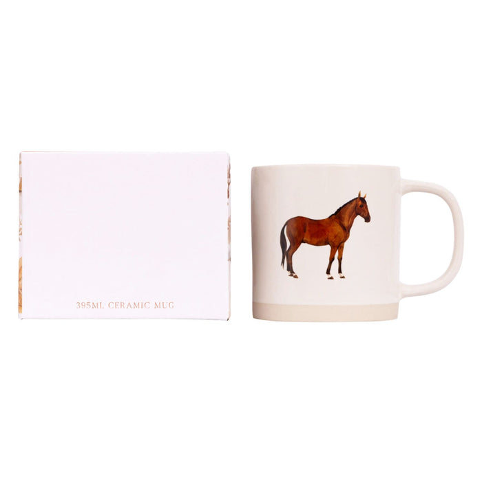 Rustic Meadow Mug Horse