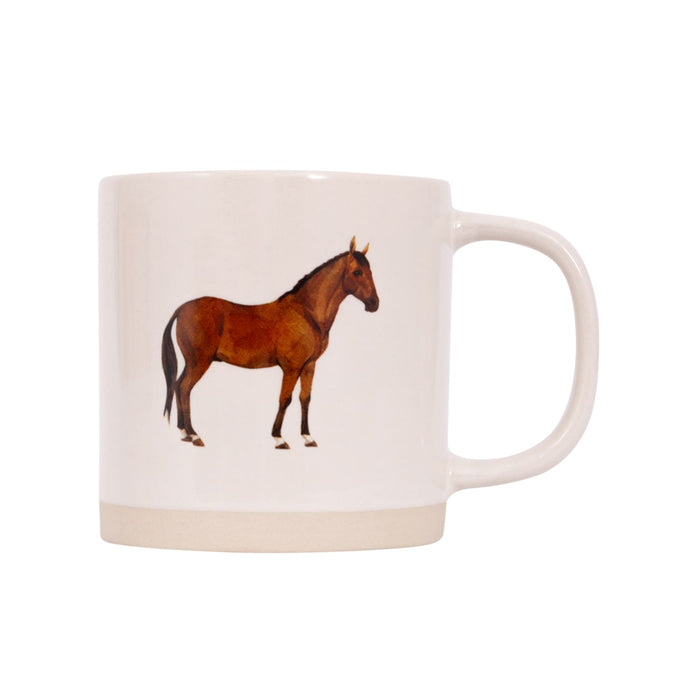 Rustic Meadow Mug Horse