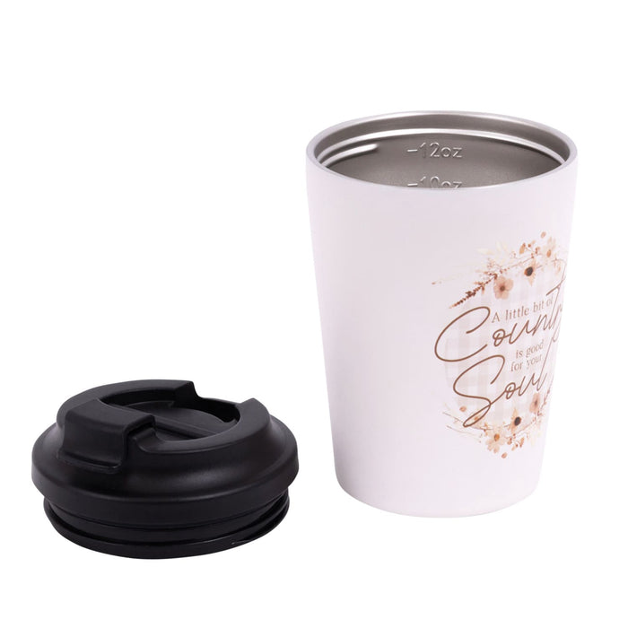 Rustic Meadow Insulated Coffee Cup