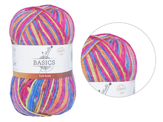 Yarn Acrylic Multi 100g